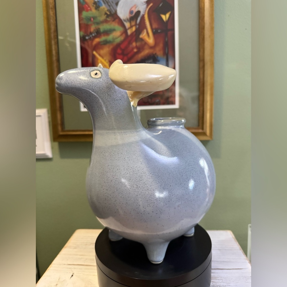 Unique Vintage Studio Pottery Animal Art